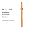 timber wood shoe horn long wall decor minimalist decor