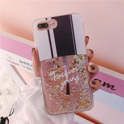 Quicksand Makeup Glitter Phone Case for iPhones