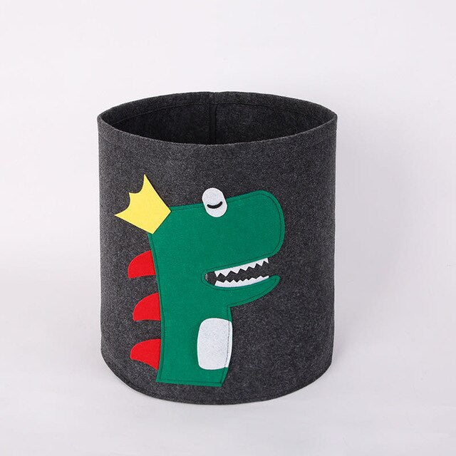 Minimalist Toy Storage Basket/ Animal Theme Toy Hamper/ Kids Laundry Hamper