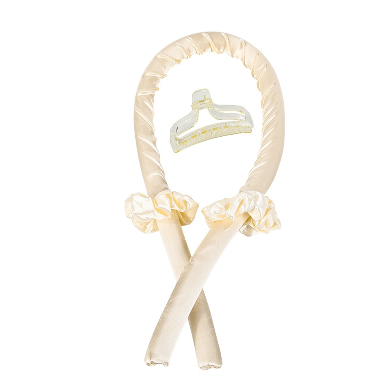 Heatless Curling Rod Headband - No Heat Silk Curls Hair Styling Tool