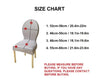 Extra Large Diamond Lattice Round Top Chair Slipcovers for King Louis Chair - Spandex Chair Cover - Stretch Chair Cover