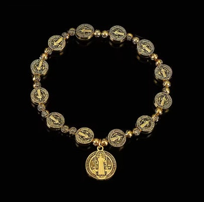 Vintage Style St. Benedict Bracelet
