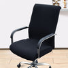 office chair slip covers with zipper black color