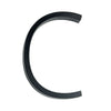 slim black floating house number letter C