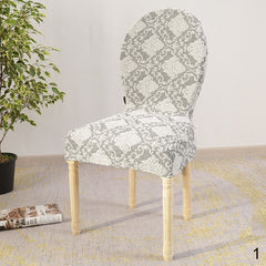 Diamond Lattice Round Top Chair Slipcovers for King Louis Chairs -  Winfinity Brands