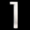 3.9inch or 5.9 inch silver out door house numbers floating 1 one