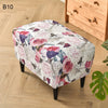 Floral Wingback Chair Slipcovers - Large Arm Chair Cover - 2 Piece Chair Protection Cover & Optional Matching Ottoman Cover