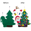 CREATEME™ Santa + Christmas Tree Felt Activity Puzzle