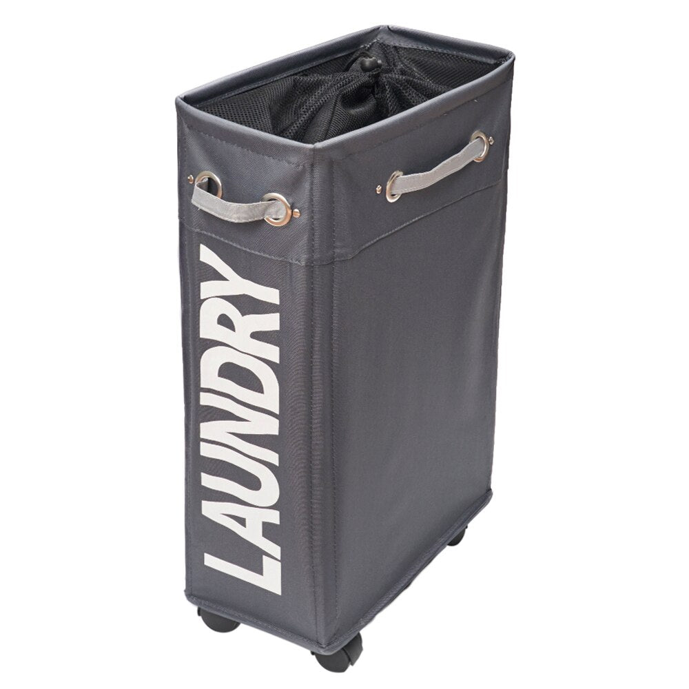 CREATEME™ Slim Laundry Bin Hamper On Wheels