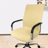 office chair slip covers with zipper beige cream color