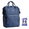 mom bag. mummy bag, diaper bag fashion diaper bag denim blue with stroller hooks