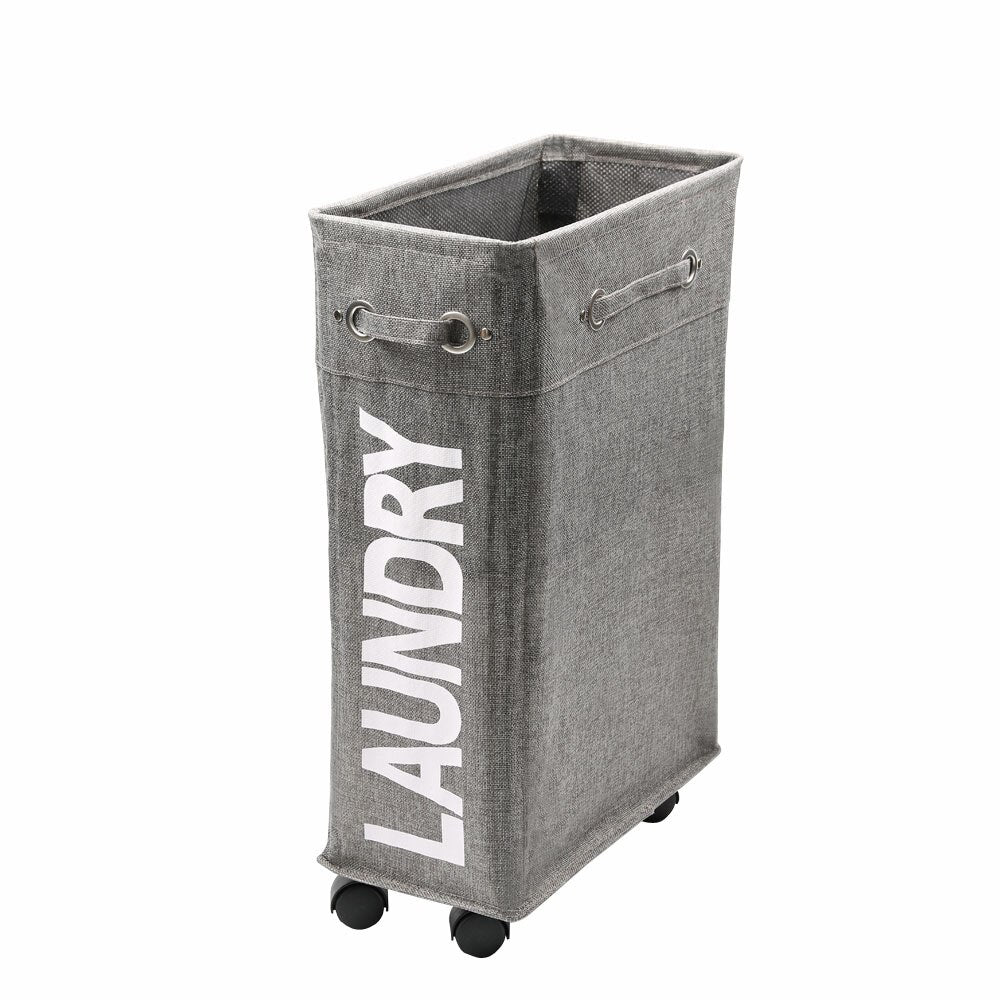 CREATEME™ Slim Laundry Bin Hamper On Wheels