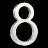 3.9inch or 5.9 inch silver out door house numbers floating 8 eight