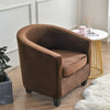 velveteen tub chair barrel chair 2 piece chair covers