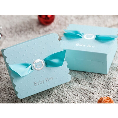 baby shower baby boy party favor box