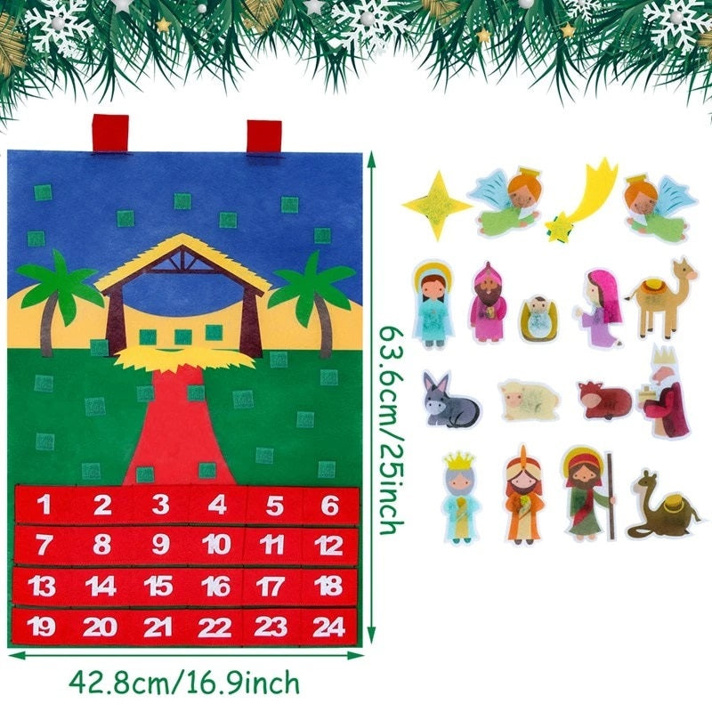 felt advent calendar