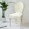 oval back king louis chair slip cover