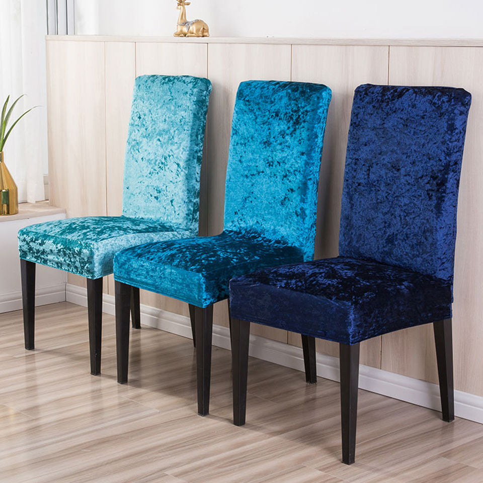 Glam Velveteen Chair Slipcovers - Dining Chair Covers