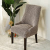 crinkled look arm chair slipcover for dining chair