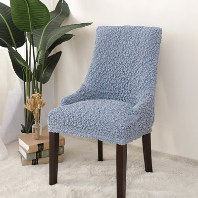 crinkled look arm chair slipcover for dining chair