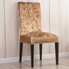 Glam Velveteen Chair Slipcovers - Dining Chair Covers