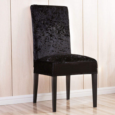 Glam Velveteen Chair Slipcovers - Dining Chair Covers