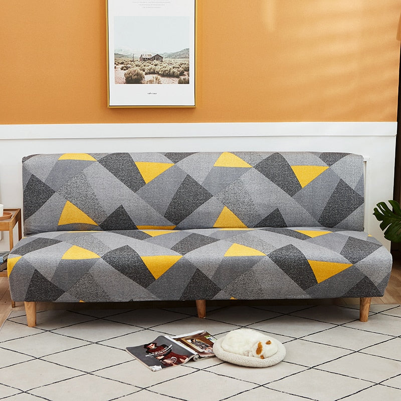 SALE! Leaf Patterned and Geometric Patterned Futon Slipcover