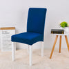 blue color dining chair slip cover spandex