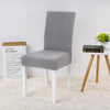 light grey gray color dining chair slip cover spandex