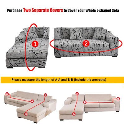 One, Two, Three & Four Seater + L Shape - Sofa Couch Slipcovers