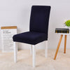 navy blue color dining chair slip cover spandex