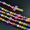 kids rosary, rosary, boy rosary, baptism rosary, communion rosary, girl communion, rainbow rosary, kids rosary