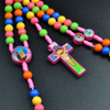 kids rosary, rosary, little girl rosary, baptism rosary, communion rosary, girl communion, rainbow rosary, kids rosary