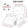 size chart recliner slip cover
