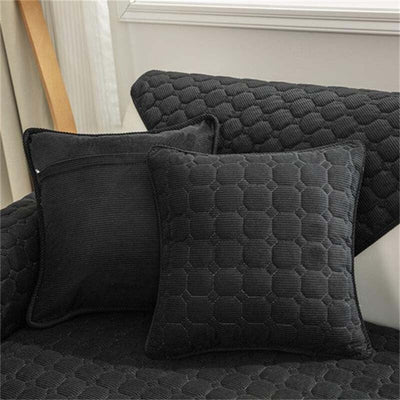 Anti-Slip Plush Pattern Minimalist Sofa Throw or Towel Style Slipcover