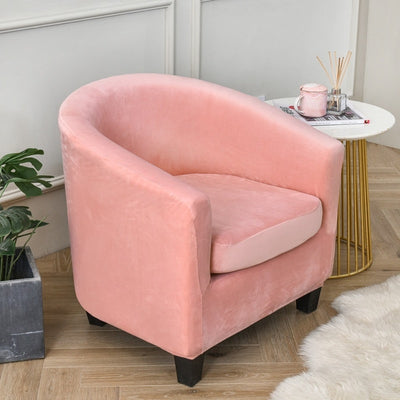 velveteen tub chair barrel chair 2 piece chair covers