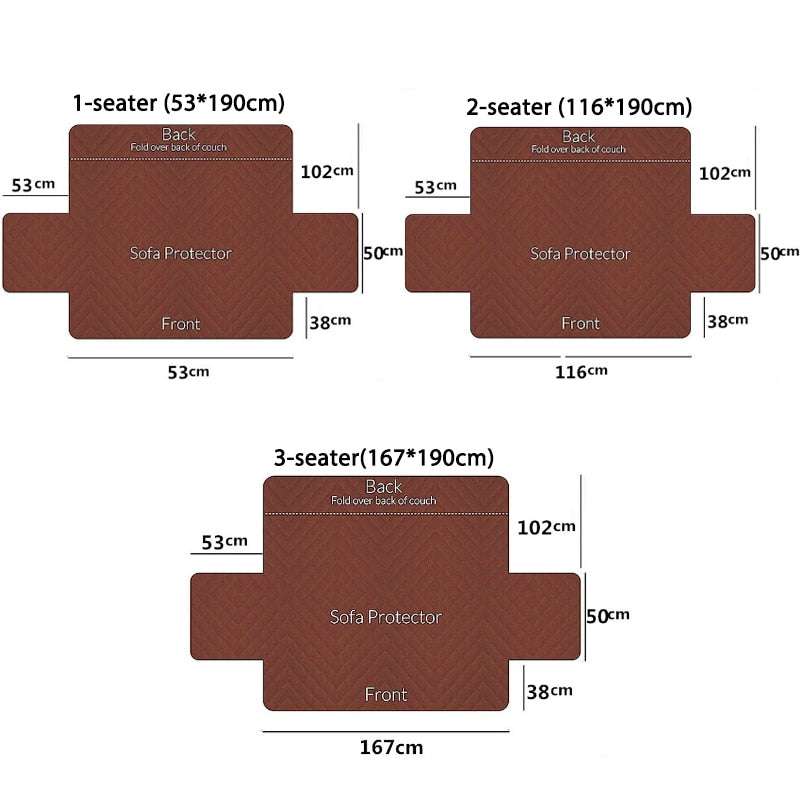 Recliner Chair Protecting Slipcover/ Non-Slip Plush Armchair Cover