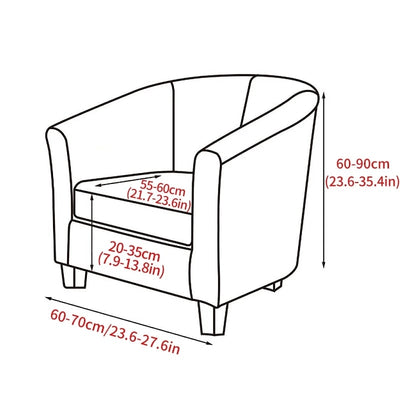velveteen tub chair barrel chair 2 piece chair covers  size chart