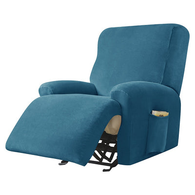 velveteen recliner chair cover 4 pieces