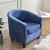 velveteen tub chair barrel chair 2 piece chair covers