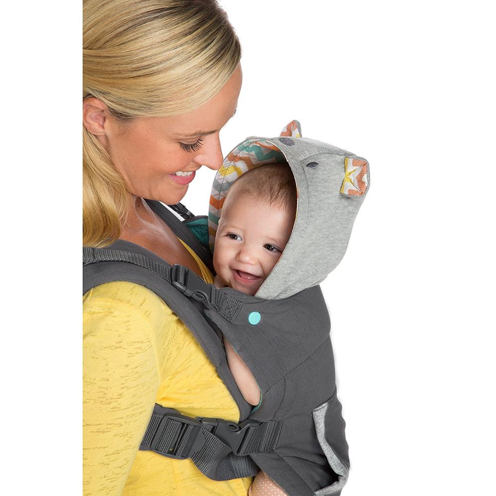 teddy bear hood baby ergo carrier
