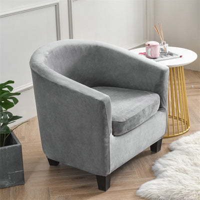 velveteen tub chair barrel chair 2 piece chair covers