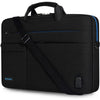 Multi-Functional Travel Laptop Messenger Bag with USB Charging Port -  Sizes: 14",15.6",17"