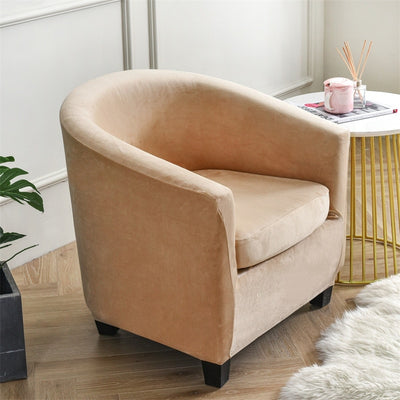 velveteen tub chair barrel chair 2 piece chair covers