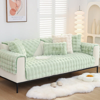 Anti-Slip Extra Thick Plush Sofa Throw or Blanket Style Slipcovers