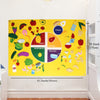 Montessori felt food chart kids mural