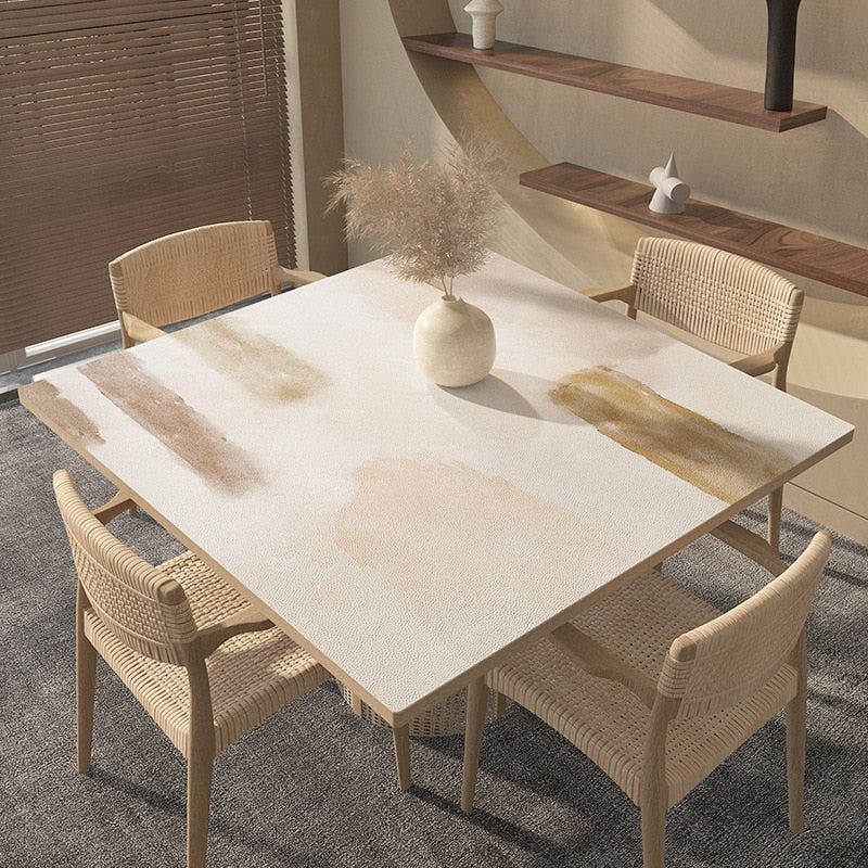 1.5mm Abstract Silicone Leather Table Protector