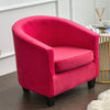 velveteen tub chair barrel chair 2 piece chair covers