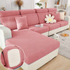 Jacquard Fabric Sofa Seat Cover, Corner Shape Couch Cover, Elastic Cushion Single Seat Cover