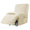 velveteen recliner chair cover 4 pieces